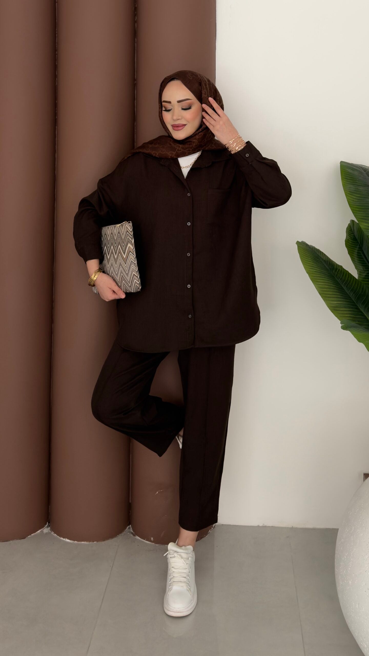 Baggy Keten İkili Takım |  