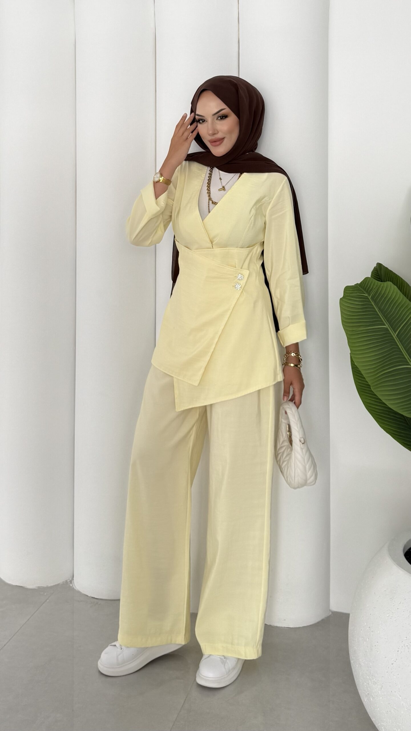 Fashion Premium Taşlı İkli Takım |  